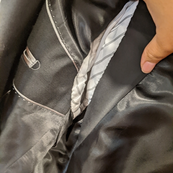 Brand New Daniel Hechter Paris Black 100% Wool Blazer Jacket Size 50 XL - Picture 6 of 11